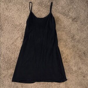Brandy Melville Black Spaghetti Strap Dress